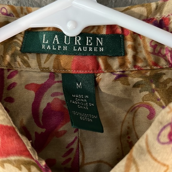 Ralph Lauren long sleeve button down Vegas style shirt - Picture 2 of 3